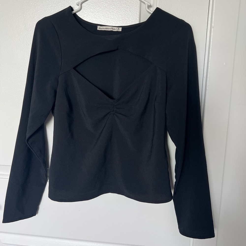 Black cutout top